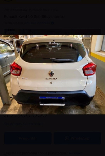 Imagen 4 de 15 de Renault Kwid 2018 1.0 Sce 66cv Intense