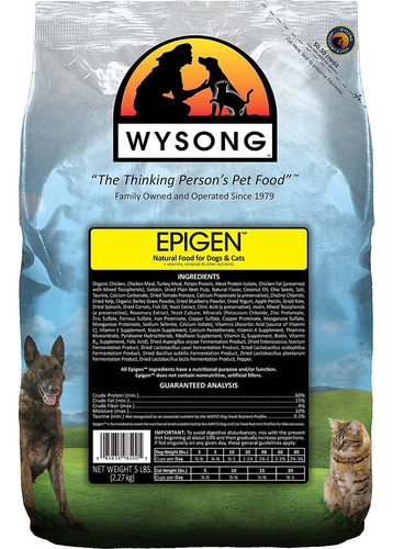 Wysong Epigen Canine/feline Dry Diet - Dog/cat Food- 5 Pound