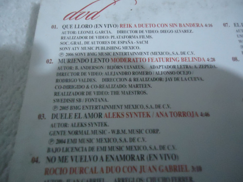 Galy Galiano No Volvere A Casarme Y Los Mejores Duetos Dvd (Usado)