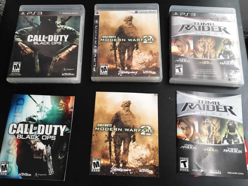 3 Juegos Originales Play 3  Perfecto Estado Call Of Duty 