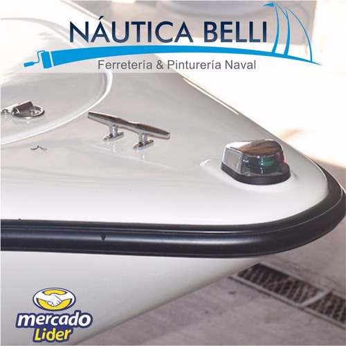 Imagen 6 de 11 de Faro De Proa Bicolor Bce Crom. Luces De Navegacion - Nautica