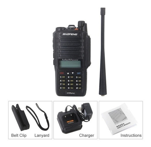 Imagen 5 de 8 de Handy Baofeng Uv9r Plus 15w Uhf- Vhf Ip67 8000mah 2019
