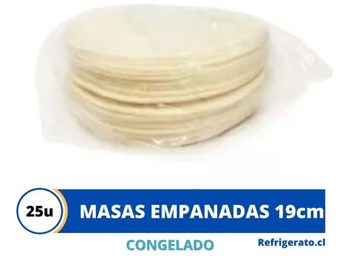 Masa Para Empanadas 19cms 25un