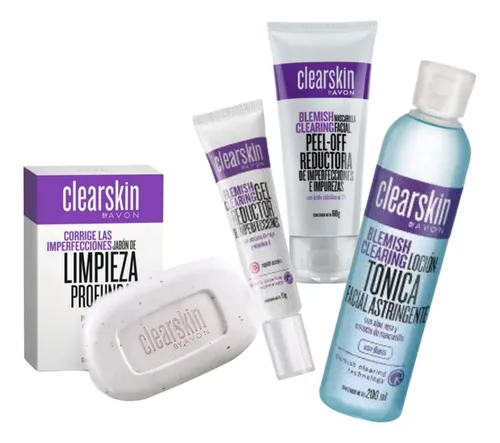 Rotina facial Clearskin By Avon Blemish Clearing Oily Skin Avon