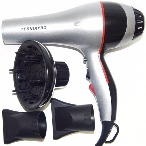 Secador Profesional Pelo Ionico Teknikpro Ecoion Con Difusor