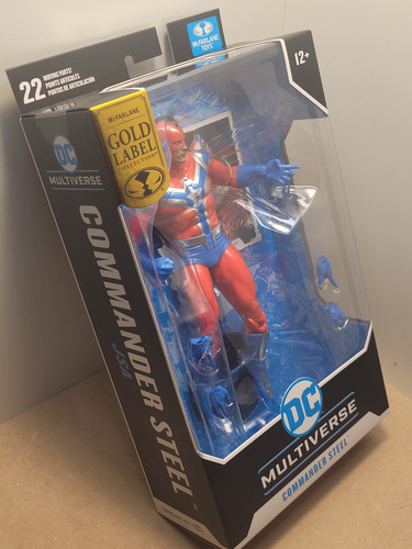 Commander Steel(jsa)gold Label-mc Farlane Toys-dc Multiverse (Usado)