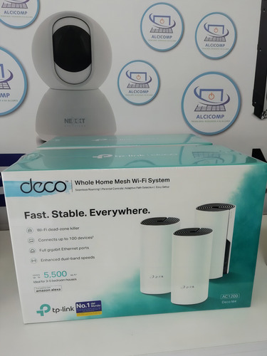 Router Tp-link Deco M4 Sistema Mesh 3 Nodos Wifi Dual Band