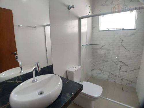 Imagem 15 de 18 de Vendo Casa Nova - Jardim Dona Judith - Americana - Sp - Ca0607