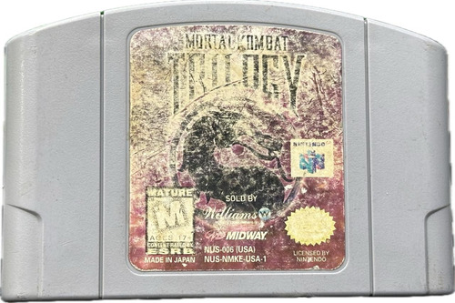 Mortal Kombat Trilogy Nintendo 64 Original *play Again*  (Reacondicionado)