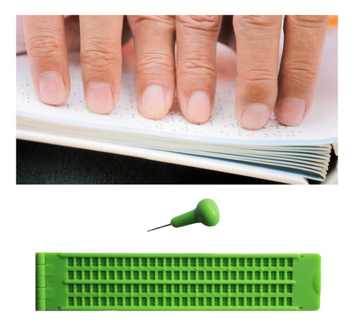 Tablero Escritura Ciego Con Lápiz Óptico 4 Líneas 28 Líneas