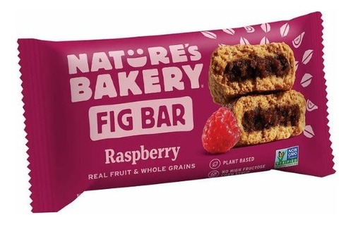 Barra De Cereal Nature´s Bakery Barras De Arandano Y Frambueza Sin Tacc Sabor Frambuesa, Y Arandano 1.81 kg De 32 u Pack X 32