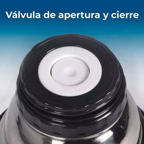 Termo Bala Para Agua Bebida Calientes Frías 1200ml Con Mango