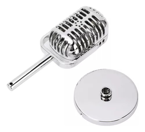 Simulação De Adereços De Microfone Retrô Suporte Vintage