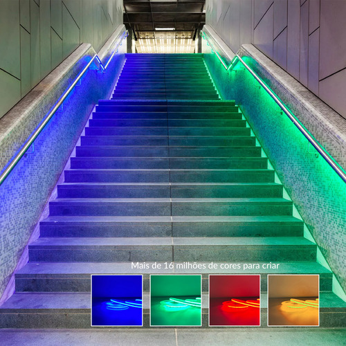 Fita Led 10w Interna Risque Ip20 5m 12v Rgb - Avant