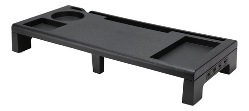 Soporte Elevador Para Monitor De Escritorio, 3 Salidas Usb,