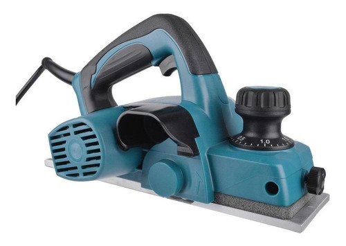 Imagen 2 de 8 de Cepillo eléctrico de mano Makita KP0800 82mm 220V azul