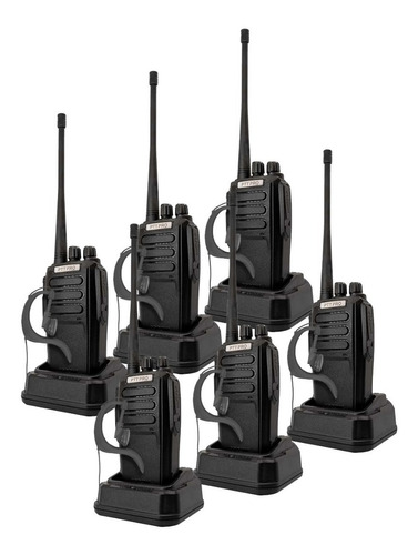 6 Radios Uhf Vhf Pro3000 16 Ch Compatible C Kenwood Motorola