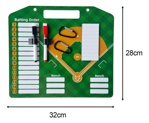 Demostración Del Plano Del Tablero De Alineación De Béisbol