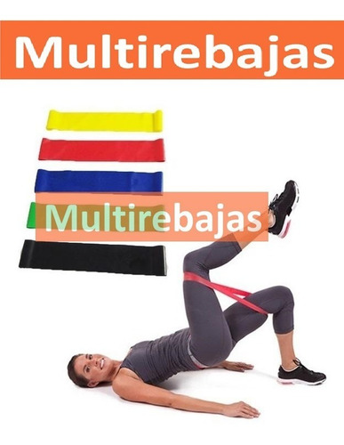 Bandas De Resistencias Elasticas Piernas Pilates Yoga