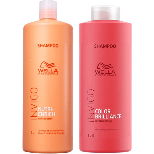 Kit 2 Shampoos Profissionais Para Cabelos Danificados Wella