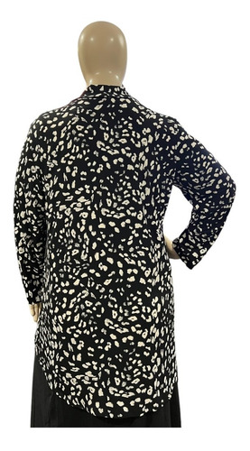 Cárdigan Estampado Con Frente Abierto Vince Camuto Talla 2x