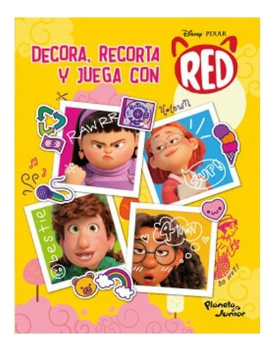 Libro Fisico Decora, Recorta Y Juega Con Red. Disney