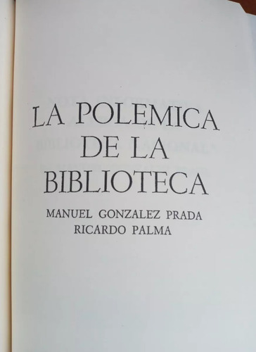 Imagen 7 de 8 de Manuel Gonzales Prada - Horas De Lucha - Anarquía - Polémica