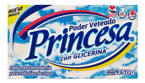 Jabon De Lavanderia Princesa Azul 350Grs 