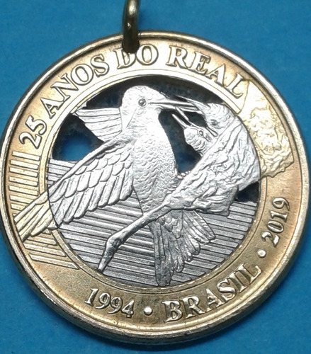 Bellisima Moneda De Brasil Calada A Mano B 51
