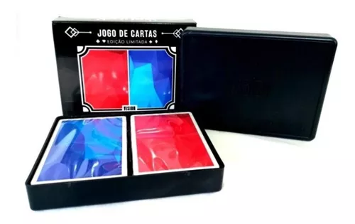 2 Baralhos Jogos De Cartas 100% Plástico - Lequipo - Equipamentos e  Acessórios Fitness para seu Treino