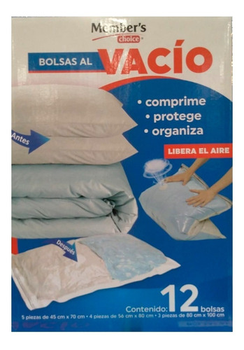 Bolsas Al Vacío 12 Pack Organizador De Ropa