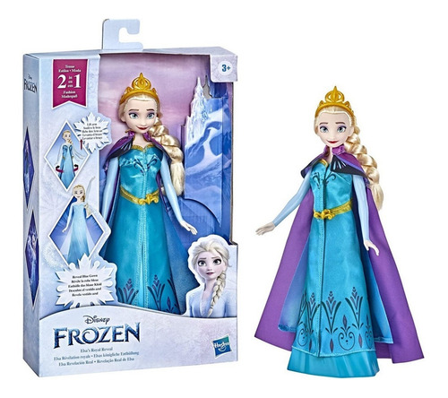 Disney Frozen Elsa Revelacion Real 2 Estilos 28cm Hasbro 