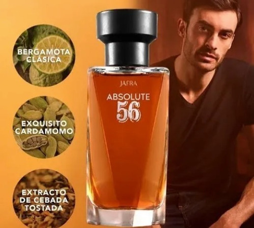 Imagen 2 de 4 de Perfume Jafra Absolute 56 Hombre Men Aroma Agua De Tocador