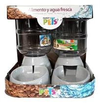 Comprar Kit De Dispensadores Comedero Y Bebedero Perro Gato