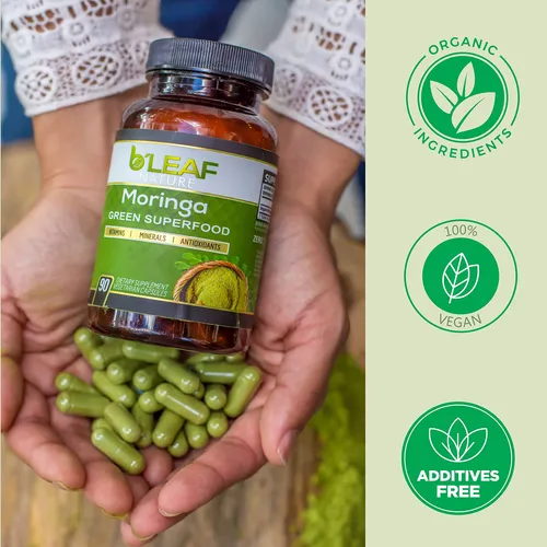 Suplemento B'leaf Nature Pure Organic Moringa Oleifera 1000