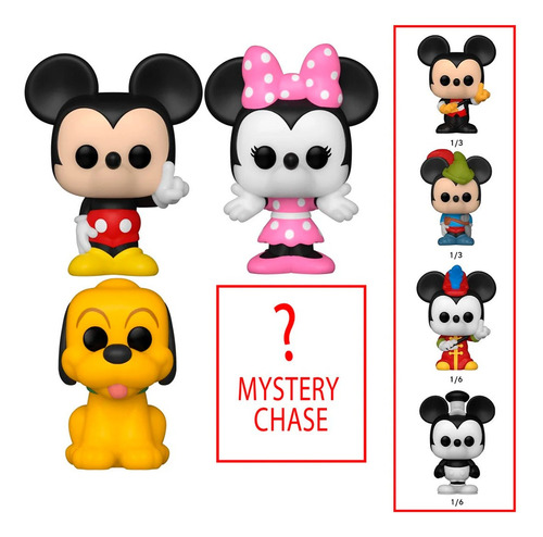 Pack De 4 Figuras Coleccionables Disney Funko Bitty Pop
