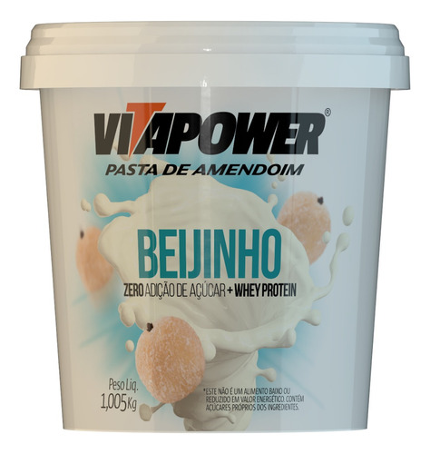 Pasta De Amendoim - Vitapower 1kg - Sabores Premium