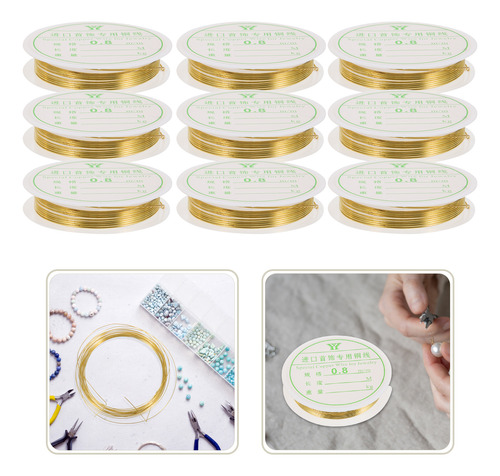 Alambre De Cobre The Wire Jewelry, 9 Rollos