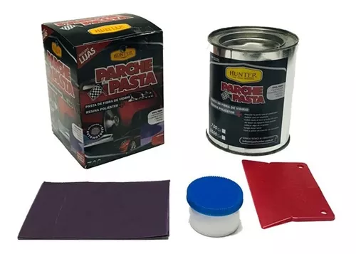 Pack X2 Kits Para Reparacion Parche Fibra Vidrio