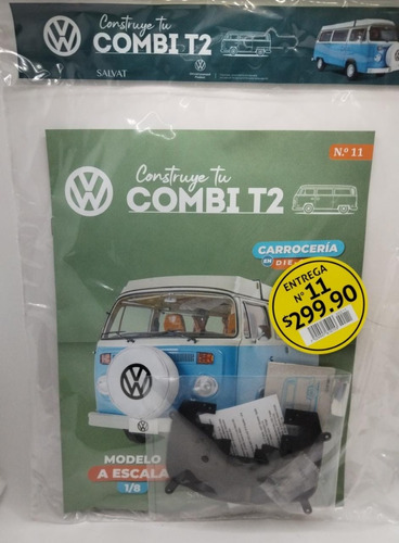 Construye Tu Combi T2 Camper 1:8 Salvat Numero 11