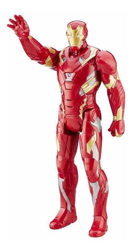 Imagem 2 de 4 de Boneco Homem De Ferro Eletrônico Titan Hero Hasbro B6177