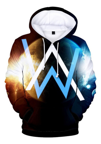 Suéteres Con Capucha Y Estampado A La Moda De Alan Walker