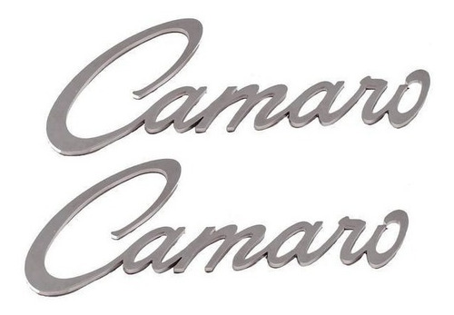 Emblema Para-lama Dianteiro Gm Camaro 68 Novo(par)