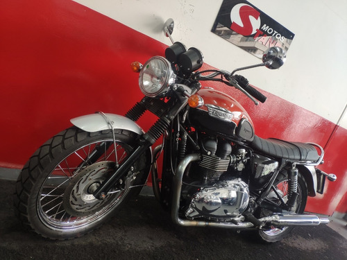 Triumph Bonneville T 100 T100 865 2015 Laranja