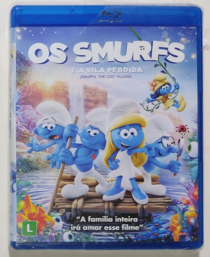 Blu Ray Os Smurfs E A Vila Perdida (novo/lacrado)