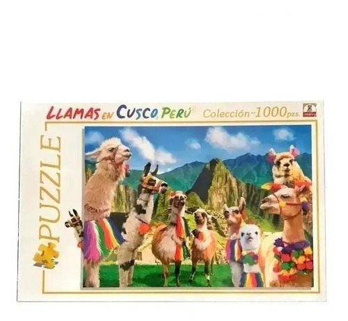 Rompecabezas Puzzle Llamas En Cusco Peru 1000 Piezas Implas