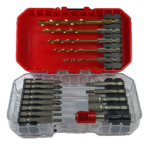 Kit Jogo De Pontas Brocas E Bits 18 Pcs Webkits