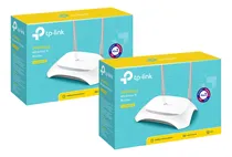 Comprar Kit 2 Pz Router Wisp 2.4 Ghz 300 Mbps 2 Antenas Tlwr840n