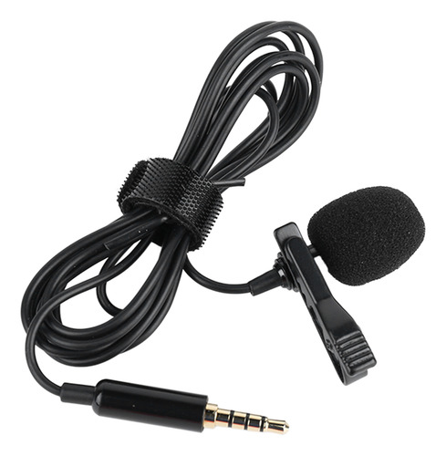 Micrófono De Solapa Con Clip Micrófono Lavalier Con