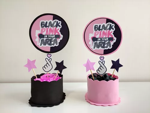  Centro De Mesa Black Pink Kpop Cumpleaños Decoración